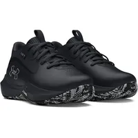 Under Armour PS Lockdown 7 Basketballschuhe Kinder 004 - black/black/metallic silver 29.5