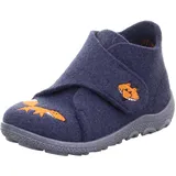 superfit Jungen HAPPY Hausschuhe, BLAU/ORANGE 8000