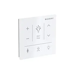 Geberit AquaClean Wandbedienpanel 147041SI1 zur Aufputz-Montage, Oberfläche Glas/Farbe weiß