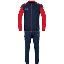 Jako Kinder Trainingsanzug Polyester Performance Marine/Rot, 116