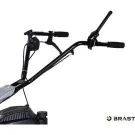 Brast Balkenmäher Benzin 3,5kW(4,8PS) mit Antrieb Schnittbreite 97cm Luft-Bereifung mit Geländeprofil Rasenmäher Hochgrasmäher Wiesen-Mäher 196ccm