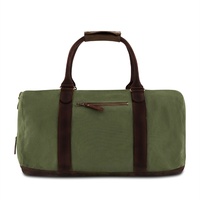 Buckle & Seam Canvas Weekender Willow - Grün / Blau Koffer24