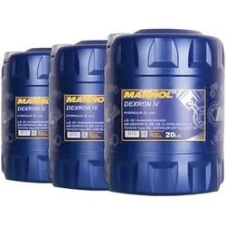 3x20l Mannol Dexron Vi 6 Atf Automatik Getriebeöl Passend Für Mb 236.14 Dexron 6: