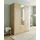 Priess Wäscheschrank Barcelona 140 x 193 x 54 cm Braun/Beige