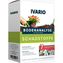 Bodenanalyse Schadstoffe