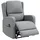 Homcom Relaxsessel Elektrisch 77 x 107 x 89 cm Grau mit Knetmassage und Fernbedienung