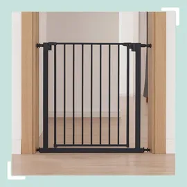 Relaxdays Treppenschutzgitter 75–80 cm Schwarz