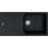Franke Urban UBG 611-100 links Einbauspüle schwarz matt Excenterbetätigung 1000 x 500 mm