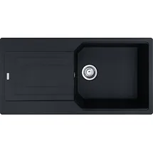 Franke Urban UBG 611-100 links Einbauspüle schwarz matt Excenterbetätigung 1000 x 500 mm