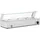 Royal Catering Bain Marie 2000 W 3 GN 1/2 Ablasshahn Glasschutz - Silber