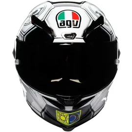 AGV Pista GP RR Catalunya 2008 Integralhelm - Weiß/Schwarz/Neon-Gelb / M