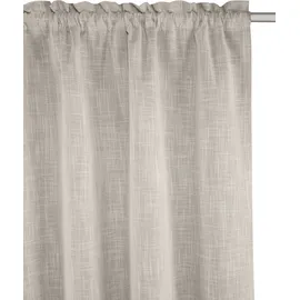 LeGer Home by Lena Gercke Verdunkelungsvorhang "Marusha" Gr. 4, beige (taupe), B:135cm H:245cm, Polyester, Polyester, LEGER HOME BY LENA GERCKE, Gardinen, Verdunkelnder Vorhang, blickdicht, Leinenoptik, robuste Haptik, Thermo