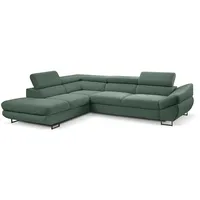 Ecksofa Fabio Stoff Blau Türkis