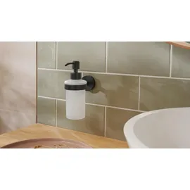 Tesa Moon Black Seifenspender zum Hängen schwarz matt Metall 200,0 ml 1 St.