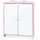 Pinolino »Jasmin«, rosa (weiß, rosa), Puppenmöbel, KinderB:45cm H:62cm T:27cm, B:45cm H:62cm T:27cm