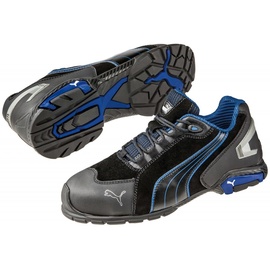 Puma Safety Rio Black Low Gr.42 Veloursleder Aluminiumkappe