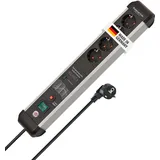 Brennenstuhl Steckdosenleiste 3 m Schwarz 4 St.
