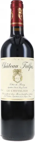 le Chevalier, Côtes de Bourg AOC Château Falfas 2017 BIO