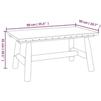 vidaXL 3-tlg Garten-Lounge-Set Massivholz Fichte Modell 9