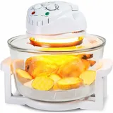 Halogenofen Heißluftofen 18L Multikocher Grill Backofen Auftauen 1500W