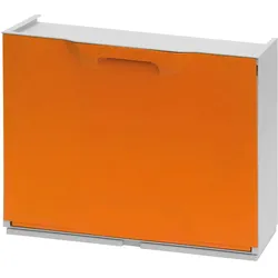 2er-Set Schuhregale WellHome Unika aus Polypropylen in Orange