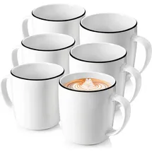 sänger Kaffeetasse 0,35 l Weiß 6 St.