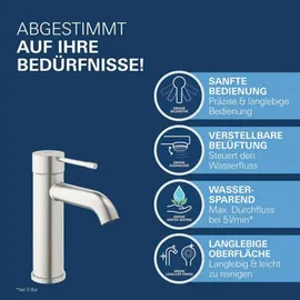 Grohe Essence S-Size Einhandmischer supersteel 23590DC1