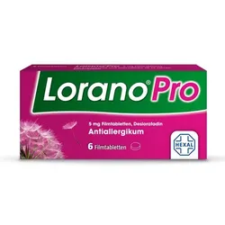 Lorano®Pro bei Allergie – Für alle Heuschnupfen-Symptome 6 St