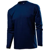 Stedman Classic Long Sleeve Men Dunkelblau Baumwolle Medium Herren