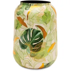 Lush Pflanzgefäß mit floralem Muster Ø 30 cm, Höhe 43 cm