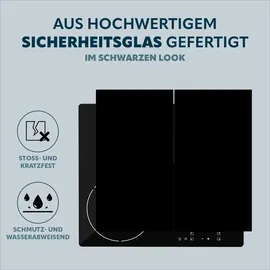 bremermann Herdabdeckplatte 2er Set schwarz