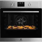 Electrolux Serie 700, pyrolytischer Multifunktions-Einbauofen, Fassungsvermögen 72 l, EOM4P46TX, Klasse A+, AirFry-Funktion, mehrstufiges Kochen, 589 x 594 x 569 mm, Edelstahl