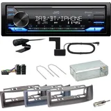 JVC KD-X482DBT Bluetooth DAB USB Einbauset für Renault Megane Scenic 1