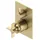 Ritmonio Diametro35 Cross Unterputz-Duscharmatur mit Mischer Messing