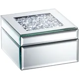 Schmuckbox DIAMANT BHT 15x9x15 cm silber