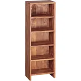 KADIMA DESIGN CD-Regal 30 x 17 x 90 cm Braun