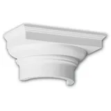 PROFHOME DECOR Halbsäulen Kapitell 1 St. 415102  weiß