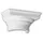 PROFHOME DECOR Halbsäulen Kapitell 1 St. 415102  weiß