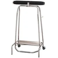 Müllsackständer Orgavente CONTICLAP fahrbar Edelstahl 110 L Edelstahlrahmen auf Rollen mit luftdichter Beutelklappe