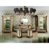 arredoclassicTM Sinfonia Esszimmer Komplett Vitrine Stühle Tisch Barock Rokoko
