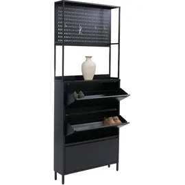 MCW MCW-O86 80 x 20 x 201 cm 3 Kippfächer schwarz