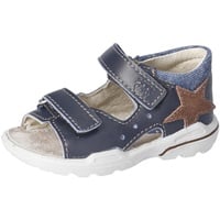 PEPINO Ricosta Jungen Sandalen Joey,Kinderschuhe,WMS:Mittel,Outdoorsandalen,Halbschuhe,Klettverschluss,Kinderschuhe,Nautic (170),24 EU - 24 EU