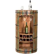 Garden Pleasure Kaveri Weinbar 60 x 30 x 115 cm Braun