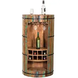 Garden Pleasure Kaveri Weinbar 60 x 30 x 115 cm Braun