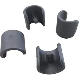 Lafuma Bodenschoner 4er-Set Ø 20 mm Kunststoff grau