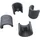 Lafuma Bodenschoner 4er-Set Ø 20 mm Kunststoff grau