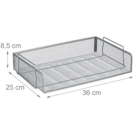 Relaxdays 10044606 Schreibtischablage