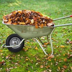 Relaxdays Schubkarrenrad 4.80 4.00-8, luftbereiftes Ersatzrad inkl. Achse, Stahlfelge, Komplettrad bis 120 kg, schwarz