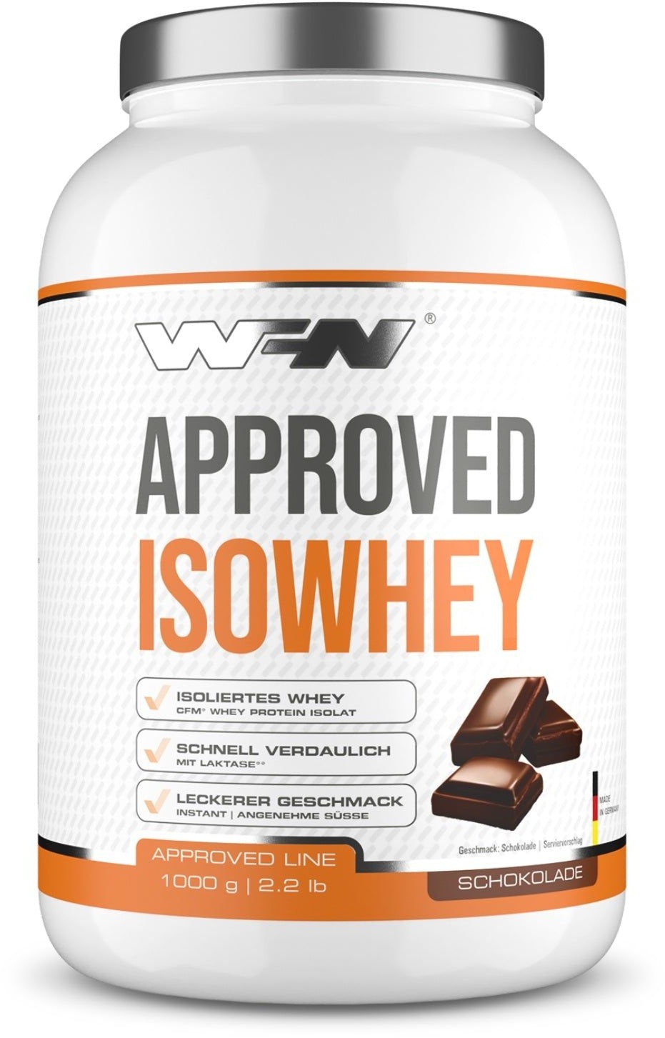 WFN Approved Isowhey Pulver zur Herstellung einer Lösung zum Einnehmen 1 kg