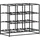 House Doctor Weinregal 41 x 20 x 35 cm Schwarz
